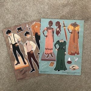 Chain of Iron Paper Dolls Set